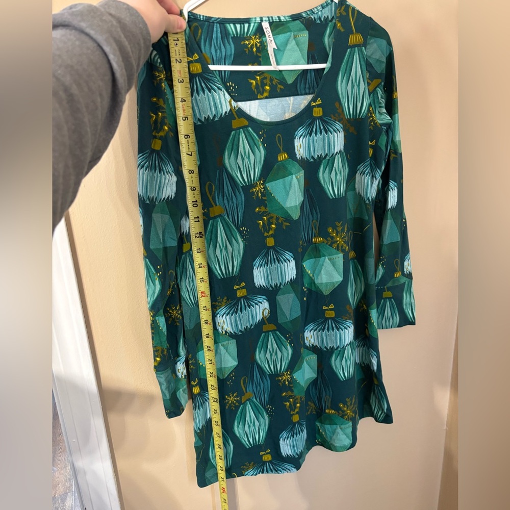 SOMA Embraceable Long-Sleeve Sleepshirt SIZE small - Picture 2 of 8